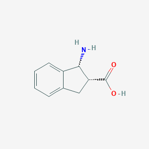 molecular formula C10H11NO2 B156638 顺式-1-氨基-茚满-2-羧酸 CAS No. 135053-20-2