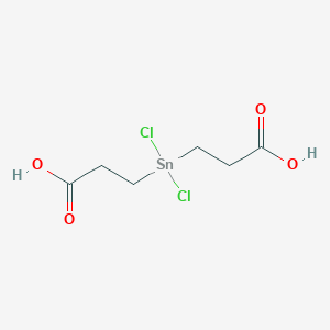molecular formula C6H10Cl2O4Sn B156662 Bis(beta-carboxyethyl)tin dichloride CAS No. 10175-24-3