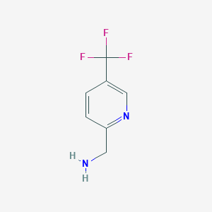 molecular formula C7H7F3N2 B156670 (5-(Trifluoromethyl)pyridin-2-yl)methanamine CAS No. 164341-39-3