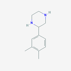 B156673 2-(3,4-Dimethylphenyl)piperazine CAS No. 137684-27-6