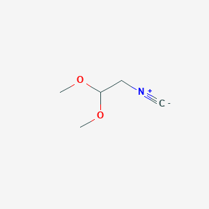 molecular formula C5H9NO2 B156680 2,2-二甲氧基乙基异氰酸酯 CAS No. 277300-82-0