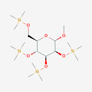B156688 alpha-D-Mannopyranoside, methyl 2,3,4,6-tetrakis-O-(trimethylsilyl)- CAS No. 1769-06-8