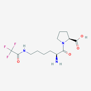 molecular formula C13H20F3N3O4 B156690 N-(N6-三氟乙酰-L-赖氨酰)-L-脯氨酸 CAS No. 103300-89-6
