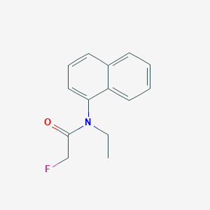 B156700 Acetamide, N-ethyl-2-fluoro-N-1-naphthyl- CAS No. 10016-03-2