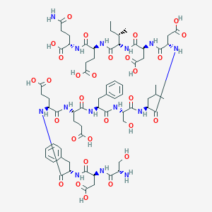 molecular formula C68H96N14O29 B156728 Hirullin CAS No. 131147-81-4