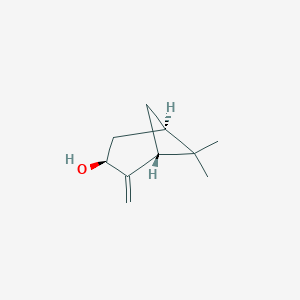 B156732 (1r,3s,5r)-6,6-Dimethyl-2-methylidenebicyclo[3.1.1]heptan-3-ol CAS No. 1674-08-4