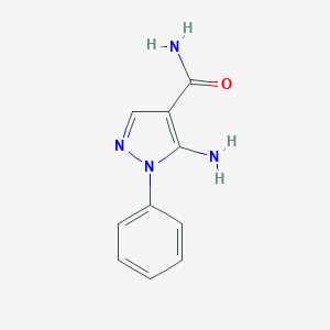 B015676 5-Amino-1-phenyl-1H-pyrazole-4-carboxamide CAS No. 50427-77-5