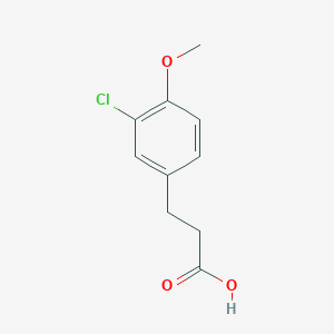 molecular formula C10H11ClO3 B156762 3-(3-氯-4-甲氧基苯基)丙酸 CAS No. 1857-56-3