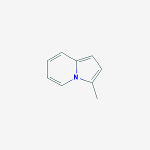 molecular formula C9H9N B156784 3-Methylindolizine CAS No. 1761-10-0
