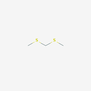 molecular formula C3H8S2 B156853 双(甲硫基)甲烷 CAS No. 1618-26-4