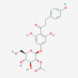 molecular formula C23H26O11 B015690 Trilobatin 2''-acetate CAS No. 647853-82-5