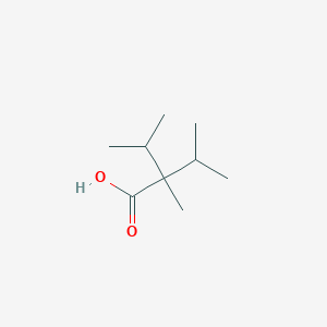 B156904 2,3-Dimethyl-2-(propan-2-yl)butanoic acid CAS No. 23119-04-2