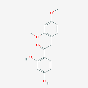 molecular formula C16H16O5 B156915 1-(2,4-二羟基苯基)-2-(2,4-二甲氧基苯基)乙酮 CAS No. 1855-30-7
