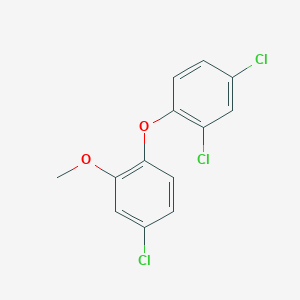 molecular formula C13H9Cl3O2 B015693 三氯生甲醚 CAS No. 4640-01-1