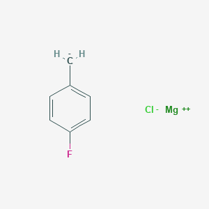 molecular formula C7H6ClFMg B156953 4-氟苄基氯化镁 CAS No. 1643-73-8