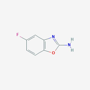 molecular formula C7H5FN2O B156980 5-氟苯并[d]恶唑-2-胺 CAS No. 1682-39-9