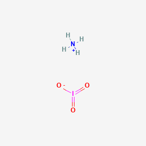 molecular formula H4INO3 B156991 碘酸（HIO3），铵盐 CAS No. 13446-09-8