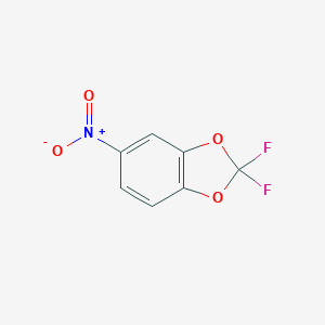 molecular formula C7H3F2NO4 B156995 2,2-二氟-5-硝基-1,3-苯并二氧杂环 CAS No. 1645-96-1