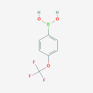 molecular formula C7H6BF3O3 B156996 4-(三氟甲氧基)苯硼酸 CAS No. 139301-27-2