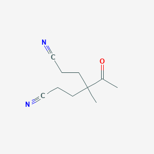B157018 4-Acetyl-4-methylheptanedinitrile CAS No. 1681-17-0