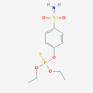 molecular formula C10H16NO5PS2 B157024 4-Diethoxyphosphinothioyloxybenzenesulfonamide CAS No. 1902-25-6