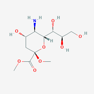 molecular formula C11H21NO8 B015706 メチルβ-ノイラミン酸メチルエステル CAS No. 56070-37-2