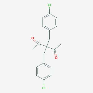 molecular formula C19H18Cl2O2 B157060 3,3-双[(4-氯苯基)甲基]戊二酮 CAS No. 130745-77-6