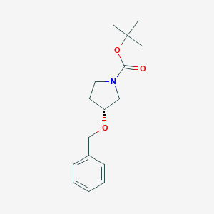 molecular formula C16H23NO3 B157069 (R)-叔丁基-3-(苄氧基)吡咯烷-1-羧酸酯 CAS No. 177947-67-0