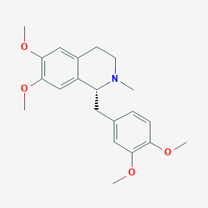 molecular formula C21H27NO4 B157075 (R)-劳达诺西林 CAS No. 85-63-2