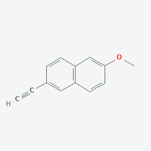 molecular formula C13H10O B157083 2-乙炔基-6-甲氧基萘 CAS No. 129113-00-4