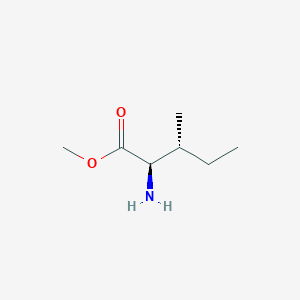 molecular formula C7H15NO2 B157099 2-氨基-3-甲基戊酸甲酯（2R，3R） CAS No. 107998-45-8