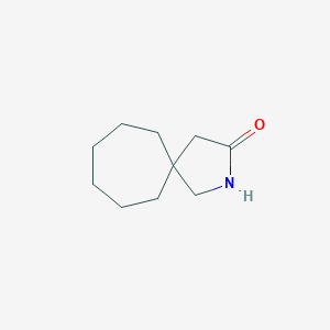 molecular formula C10H17NO B157126 2-Azaspiro[4.6]undecan-3-one CAS No. 134617-89-3