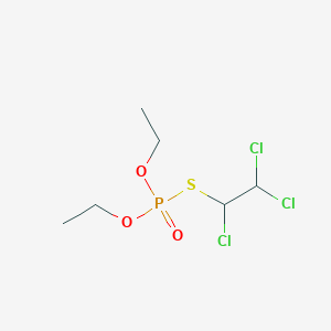 molecular formula C6H12Cl3O3PS B157127 O,O-Diethyl S-(1,2,2-trichloroethyl) phosphorothioate CAS No. 1885-98-9