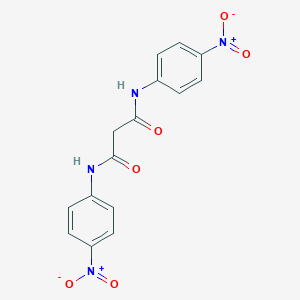 molecular formula C15H12N4O6 B157134 n,n'-Bis(4-nitrophenyl)propanediamide CAS No. 1900-40-9