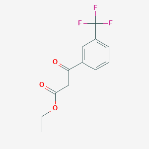 molecular formula C12H11F3O3 B157145 Ethyl (3-trifluoromethylbenzoyl)acetate CAS No. 1717-42-6