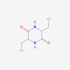 molecular formula C6H8Cl2N2O2 B157158 3,6-双(氯甲基)哌嗪-2,5-二酮 CAS No. 182878-29-1