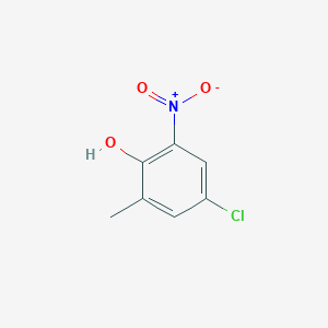 molecular formula C7H6ClNO3 B157164 4-氯-6-硝基邻甲酚 CAS No. 1760-71-0