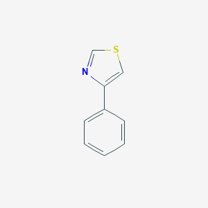 molecular formula C9H7NS B157171 4-Phenylthiazole CAS No. 1826-12-6