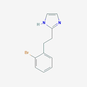 molecular formula C11H11BrN2 B157183 2-[2-(2-bromophenyl)ethyl]-1H-imidazole CAS No. 132666-58-1
