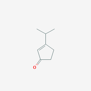 molecular formula C8H12O B157194 3-异丙基-2-环戊烯-1-酮 CAS No. 1619-28-9