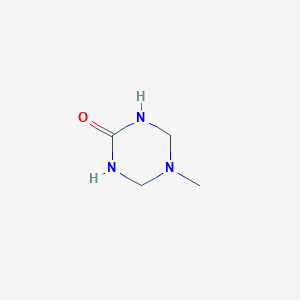molecular formula C4H9N3O B157197 5-Methyl-1,3,5-triazinan-2-one CAS No. 1910-89-0