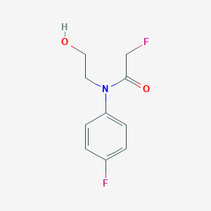 B157246 2,4'-Difluoro-N-(2-hydroxyethyl)acetanilide CAS No. 10016-07-6