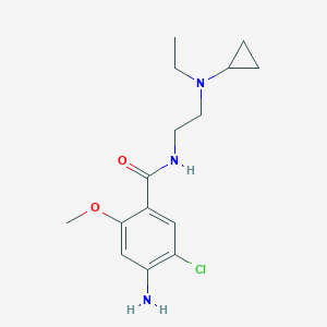B157268 4-Amino-5-chloro-N-(2-(cyclopropylethylamino)ethyl)-2-methoxybenzamide CAS No. 126105-19-9