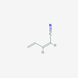 molecular formula C5H5N B157274 2,4-Pentadienenitrile CAS No. 1615-70-9