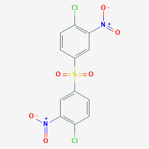 molecular formula C12H6Cl2N2O6S B157296 双（4-氯-3-硝基苯基）砜 CAS No. 1759-05-3