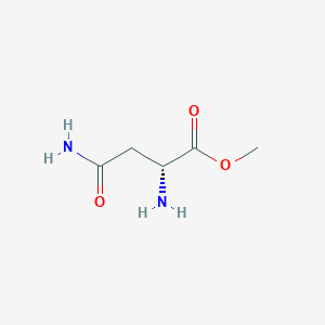 molecular formula C5H10N2O3 B157297 D-天冬氨酸甲酯 CAS No. 108258-31-7