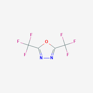 molecular formula C4F6N2O B157312 2,5-双(三氟甲基)-1,3,4-恶二唑 CAS No. 1868-48-0