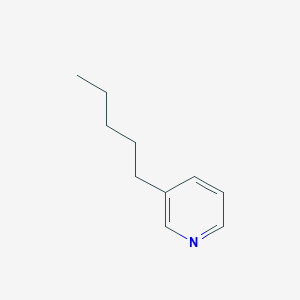 molecular formula C10H15N B157321 3-戊基吡啶 CAS No. 1802-20-6