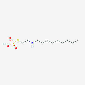 B157352 1-(2-Sulfosulfanylethylamino)nonane CAS No. 1921-44-4