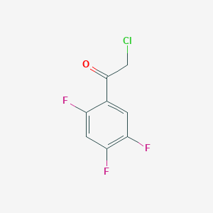molecular formula C8H4ClF3O B157375 2-氯-1-(2,4,5-三氟苯基)乙酮 CAS No. 129604-31-5